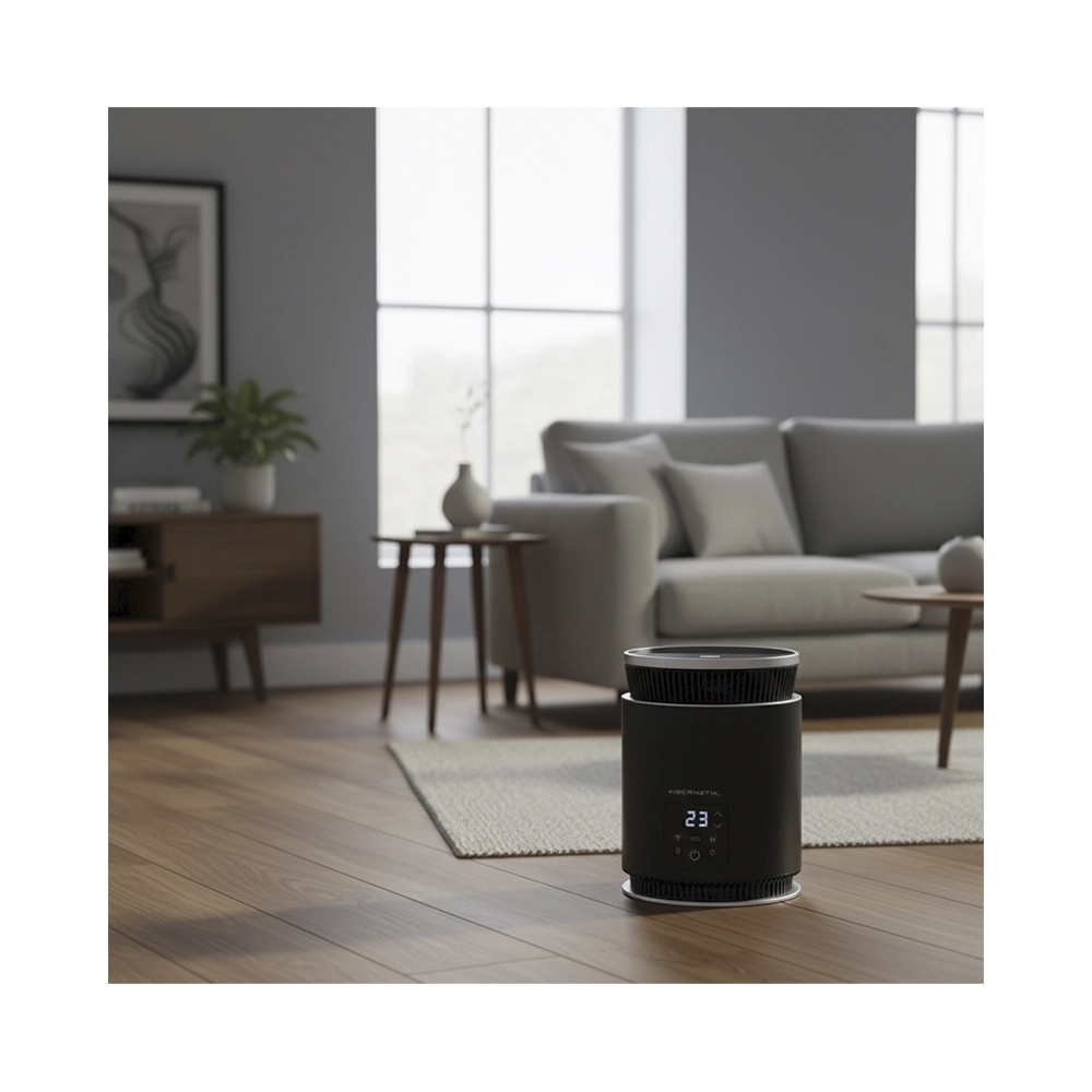 Kibernetik FSP Keramikheizlüfter 1800W mit WIFI schwarz