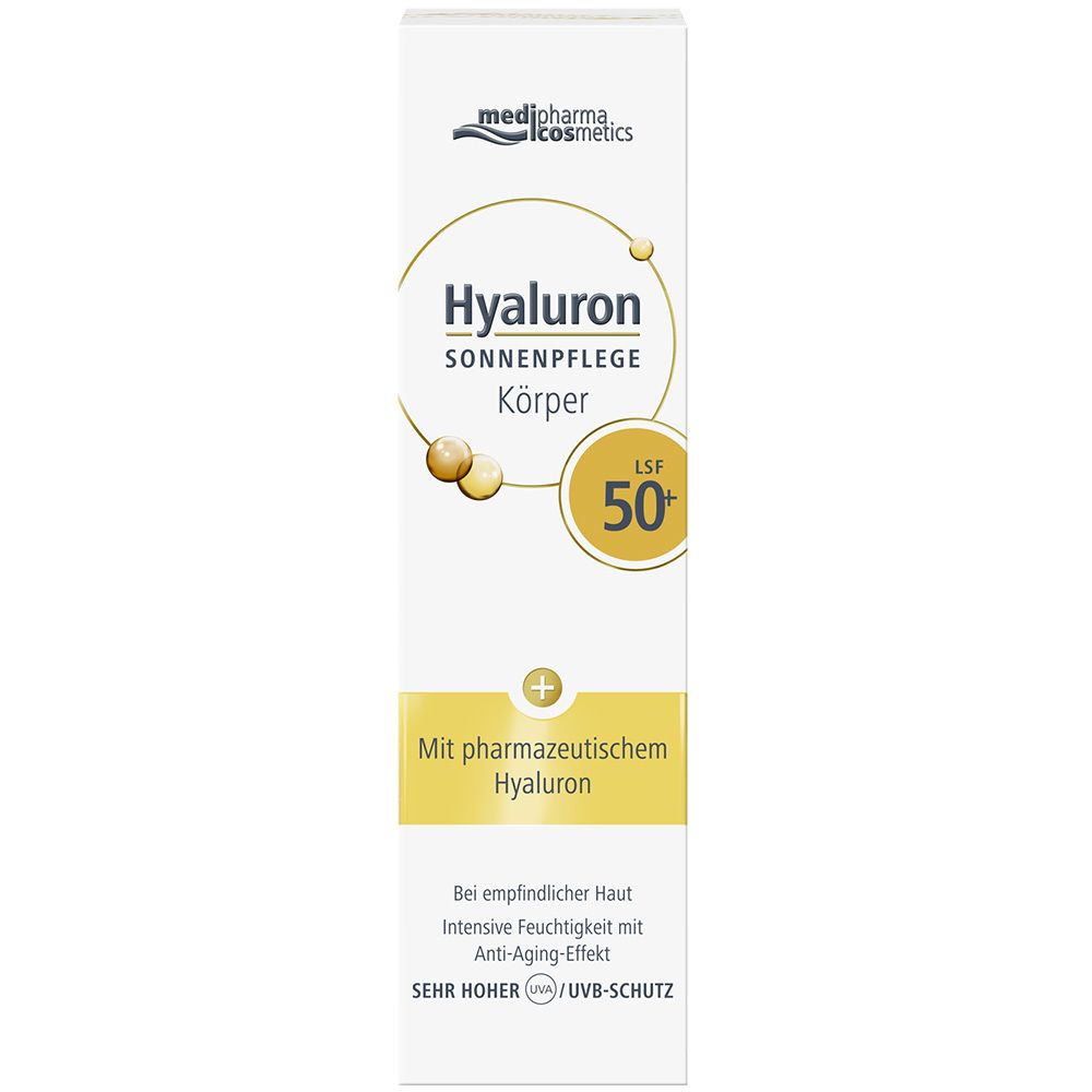 medipharma cosmetics Hyaluron Sonnenpflege Körper LSF 50+