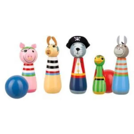 Orange Tree Toys Kegelspiel Piratentiere