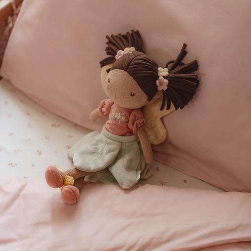 Hoeslaken wieg Fairy Blossom kopen? | Little Dutch