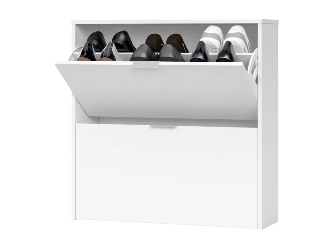Meuble à chaussures 2 abattants L75 cm - ZAPATEROS