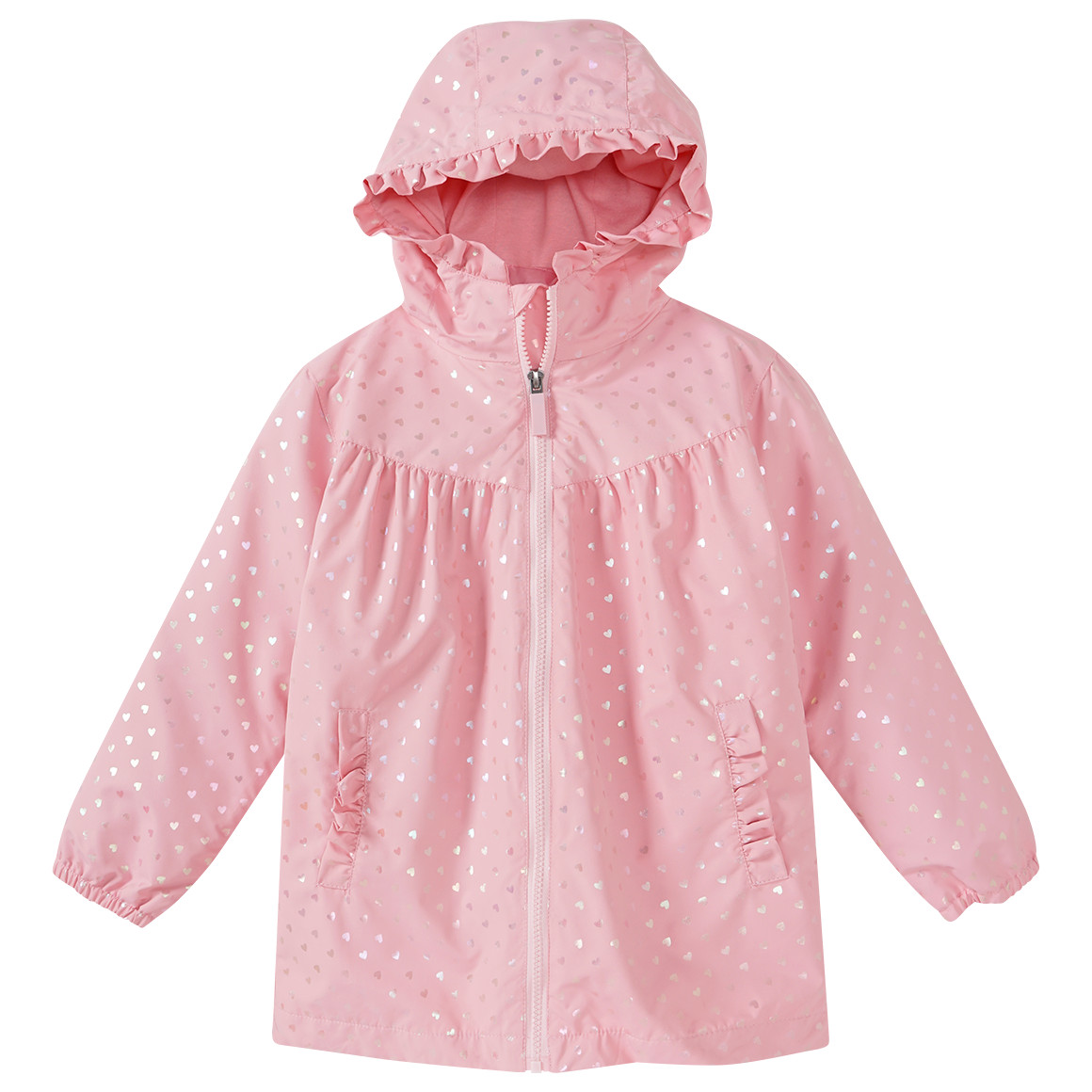 Topolino Mädchen 3-in-1 Jacke mit Herzen rosa