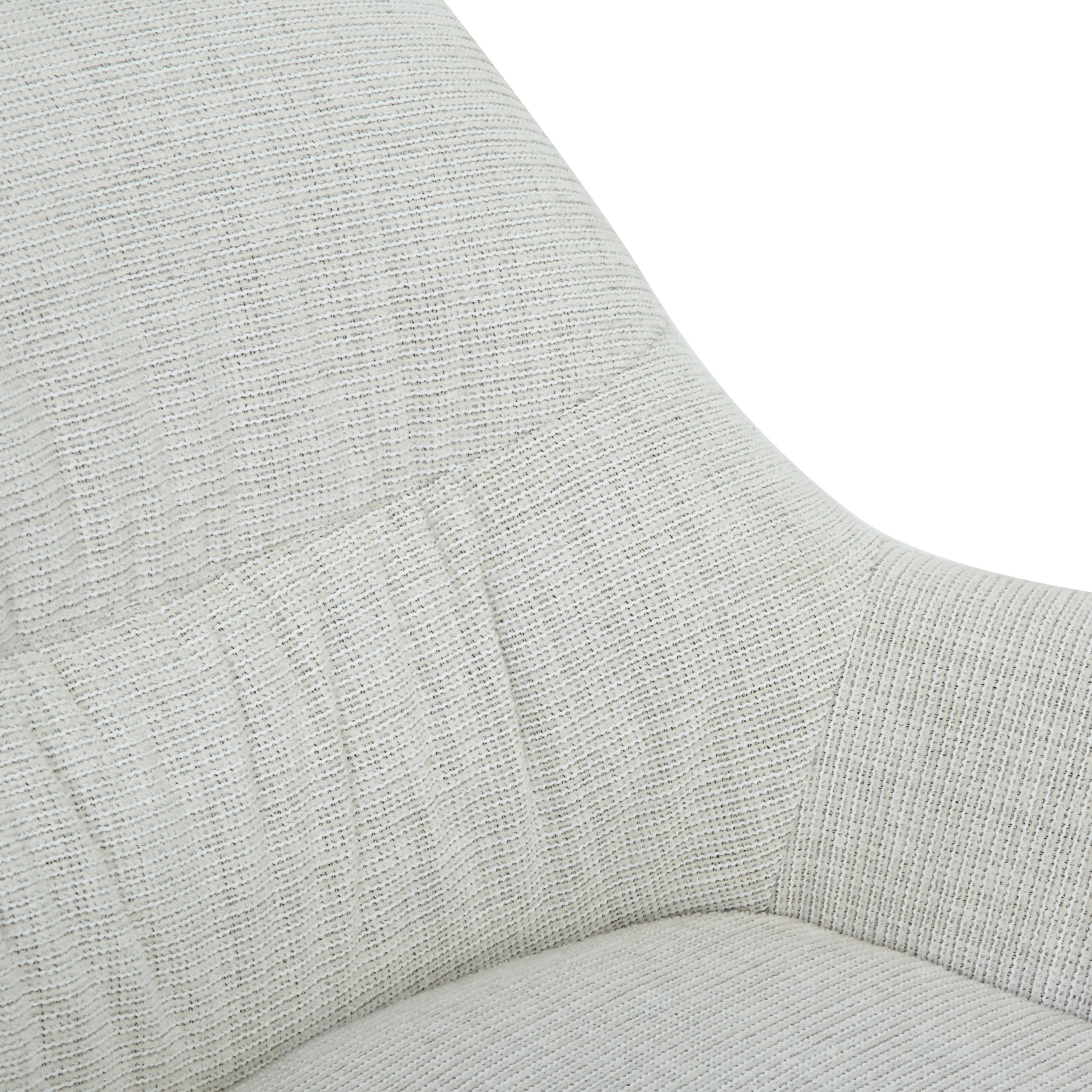 Draaifauteuil Greige Daphne B84 x D52 x H77 cm