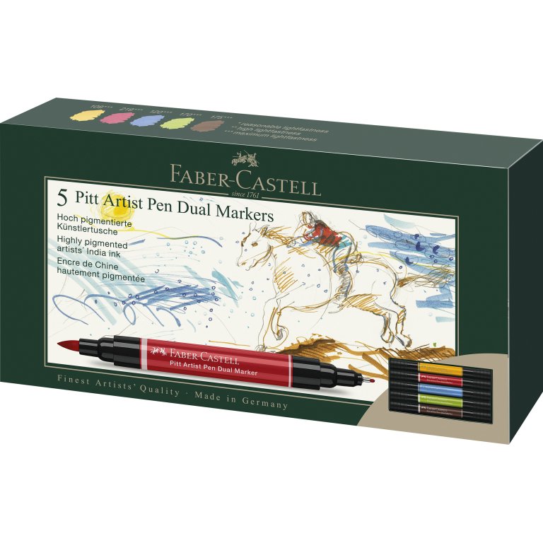 Faber-Castell Dual Marker Pitt Artist Pen, Set