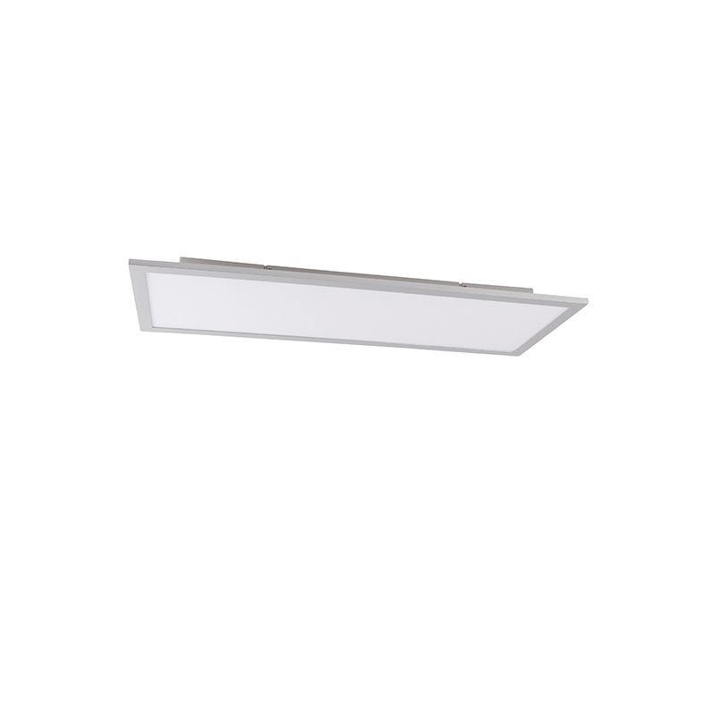 Modern LED paneel staal 80 cm incl. LED - Liv