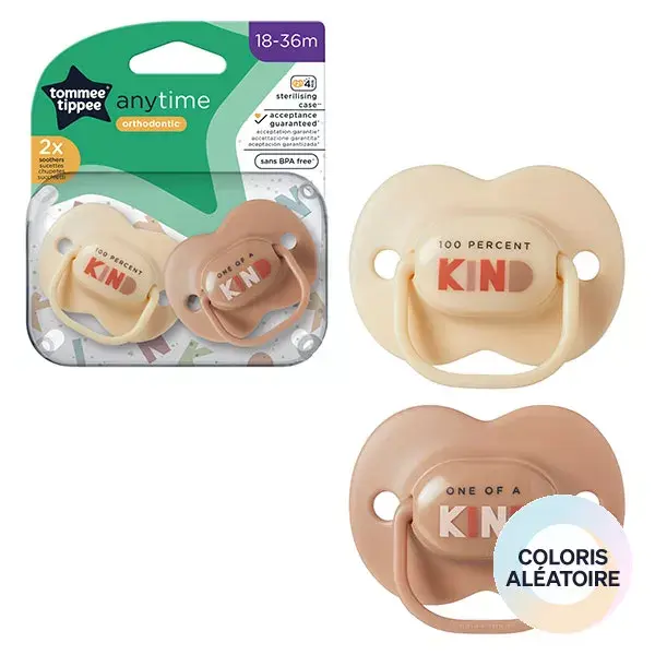 Chupeta Tommee Tippee Closer To Nature Classic, unissex, 18-36 meses, pacote com 2 unidades