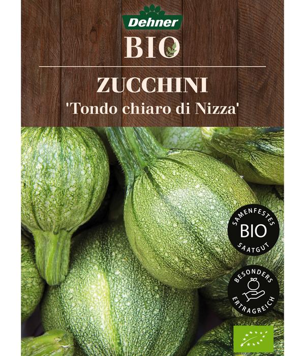 Dehner Bio-Saatgut Zucchini 'Tondo chiaro di