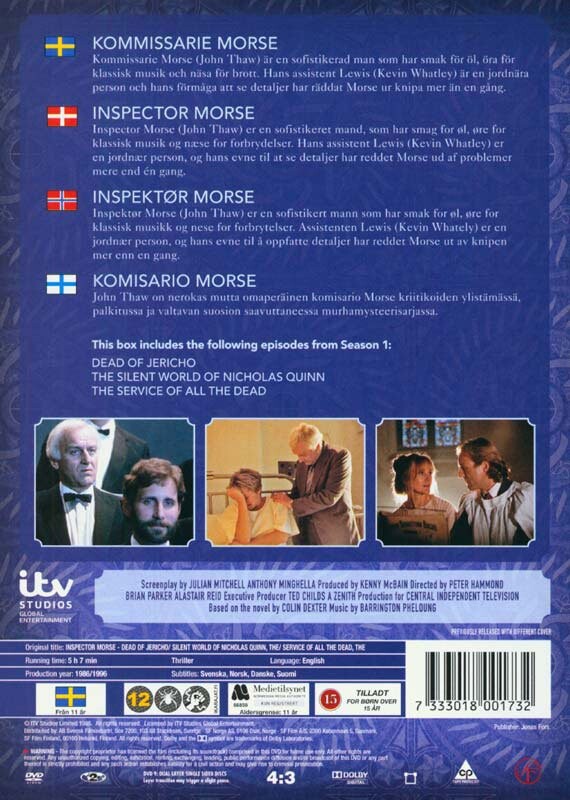 Inspector Morse - Boks 1 - DVD