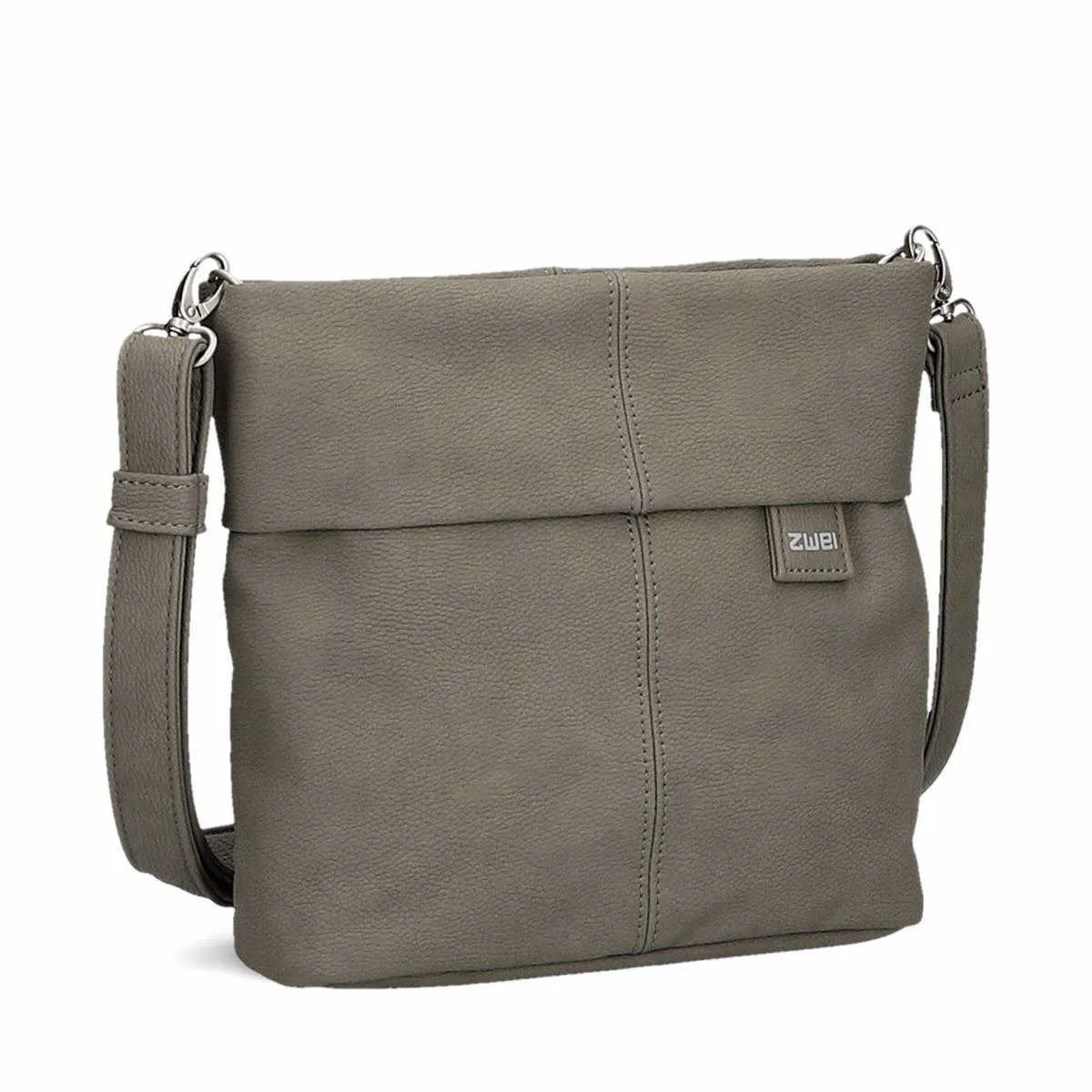 ZWEI Umhängetasche Khaki Lederimitat