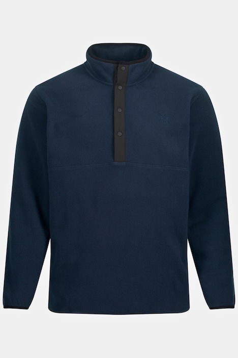 Troyer, Outdoor, Fleece, Stehkragen, Knopfleiste