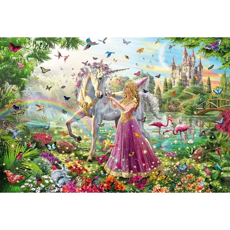 Schmidt Spiele KinderPuzzle - Schöne Fee im Zauberwald