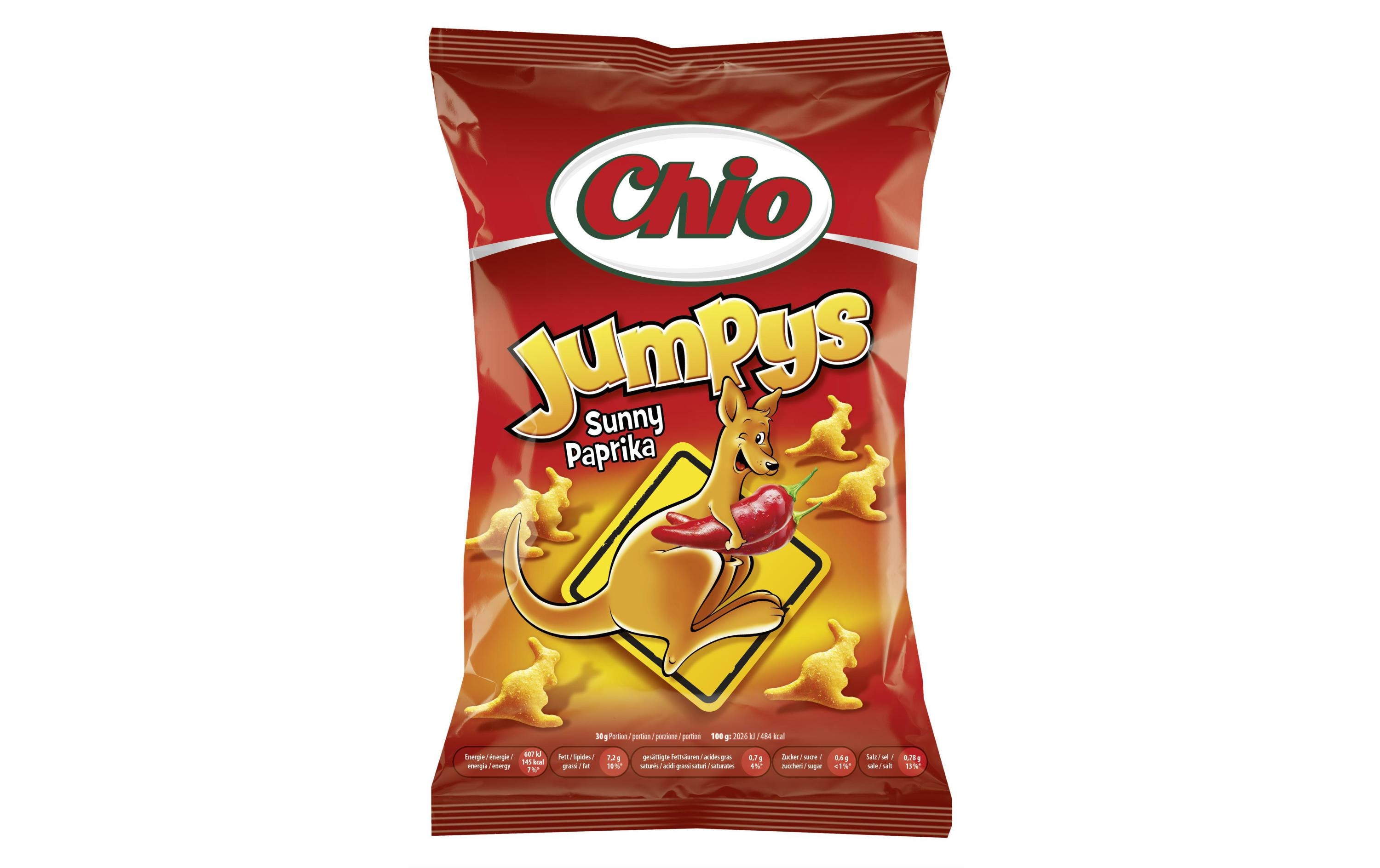 Chips Jumpys Paprika 100 gKartoffelsnack mit Paprika-Geschmack
