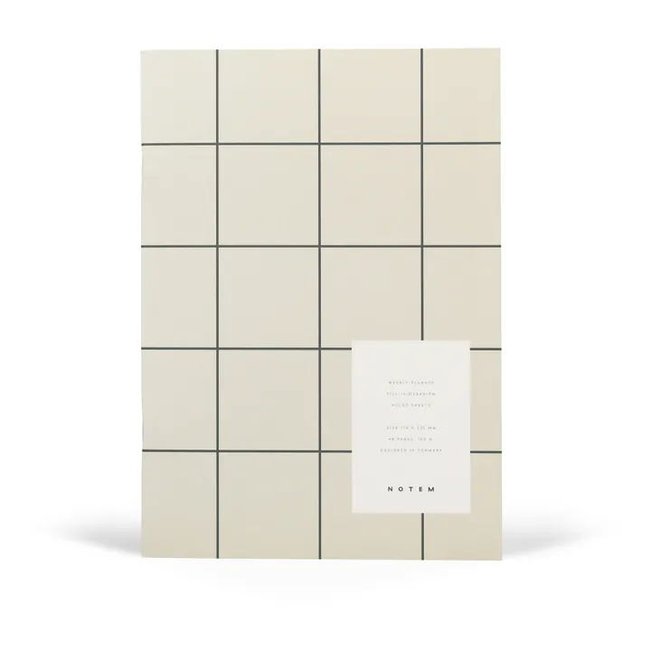 Notem Agenda Hebdomadaire Milo - 26 semaines | Gris clair
