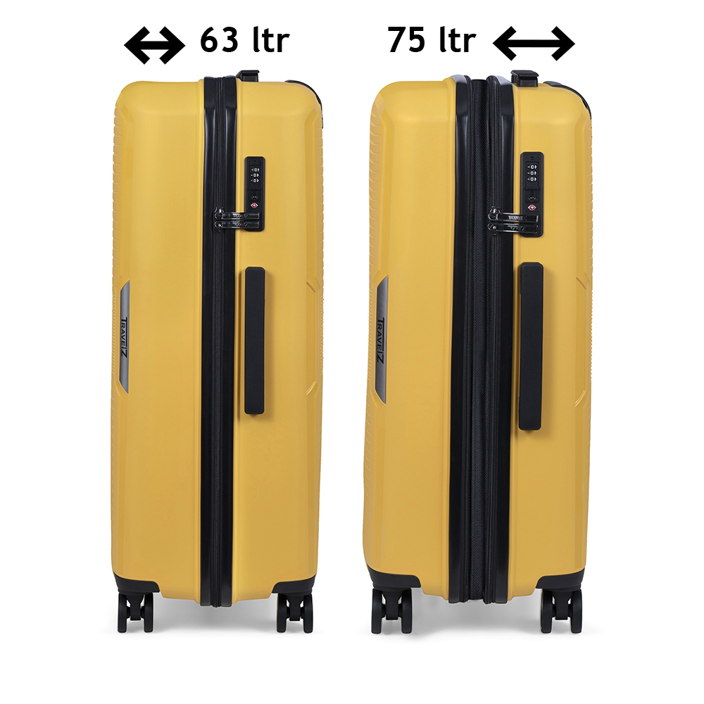 TravelZ Swinger 3-delige kofferset - Yellow