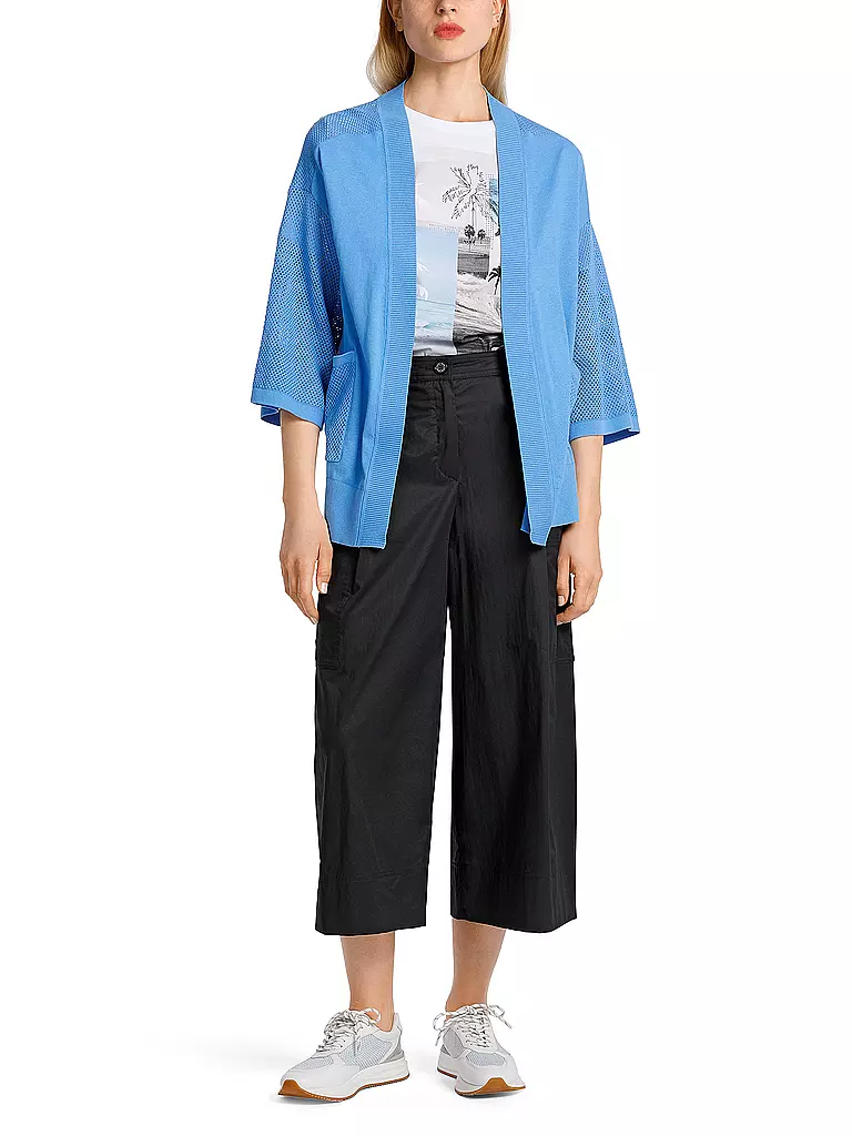 MARC CAIN Strickjacke blau