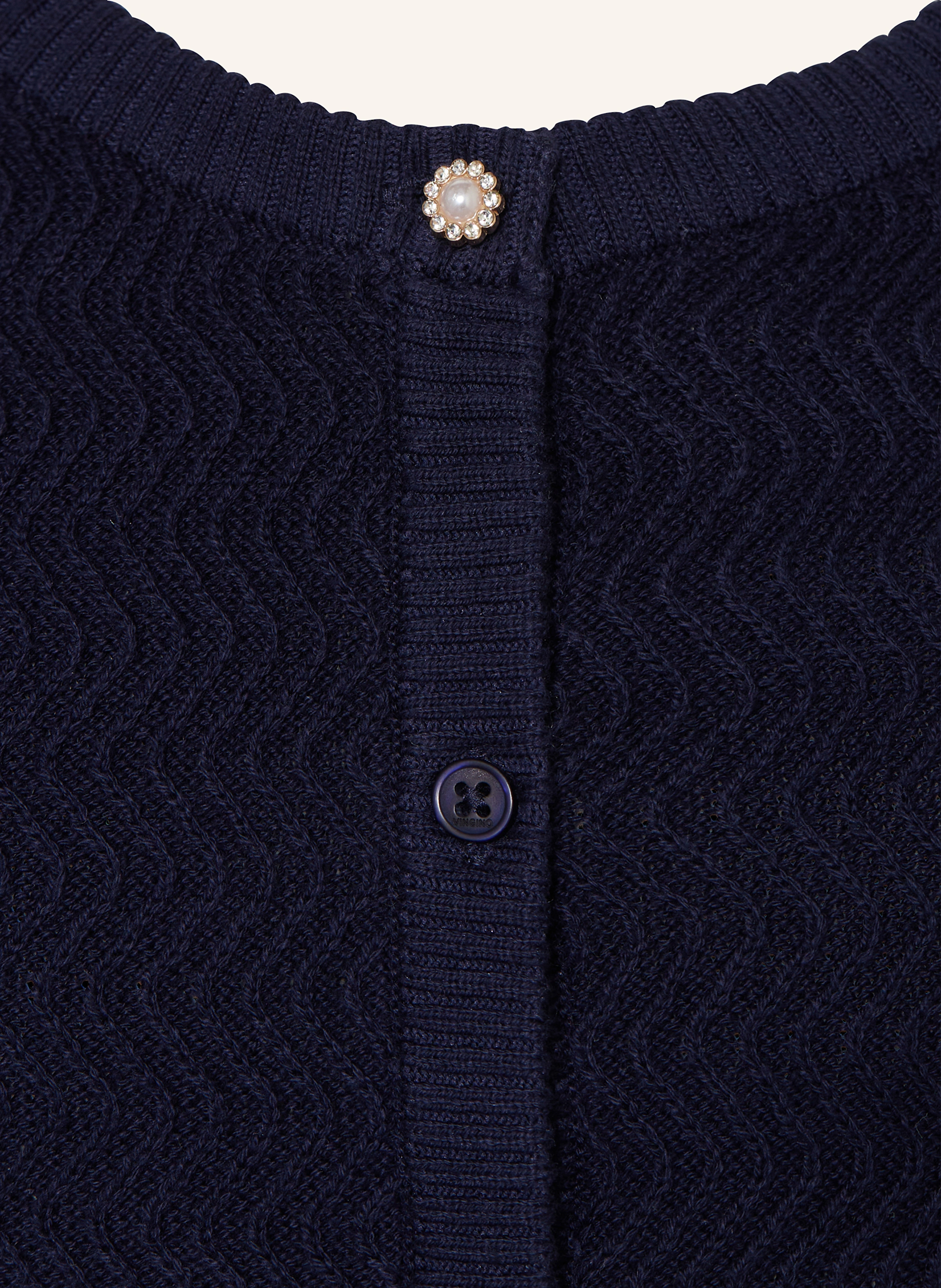 VINGINO Strickjacke MARINKE mit Schmucksteinen