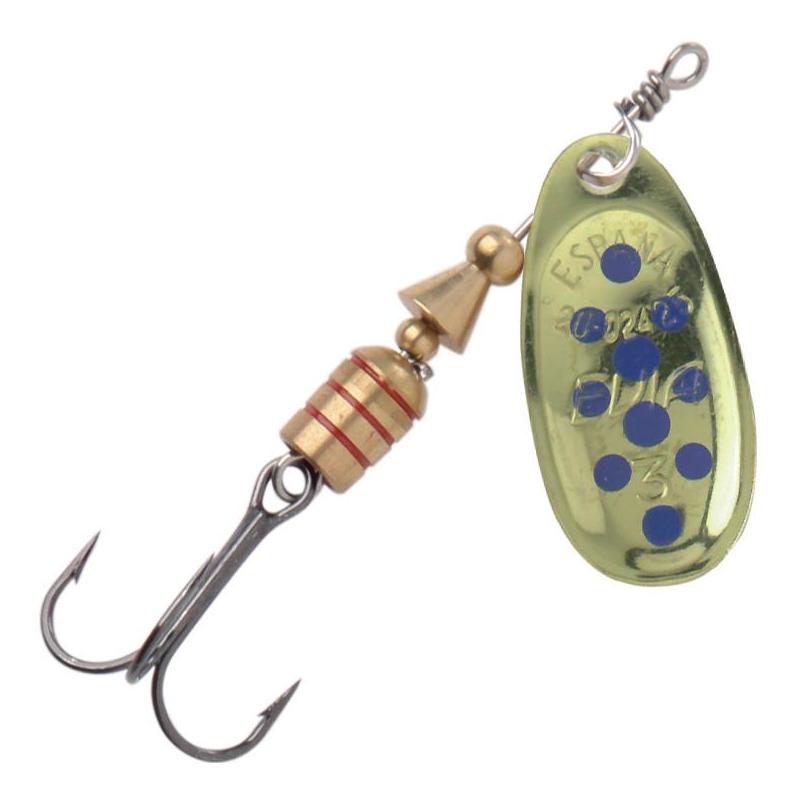 Cuiller Tournante Evia Dotty Mod 11 - Or Points Bleus