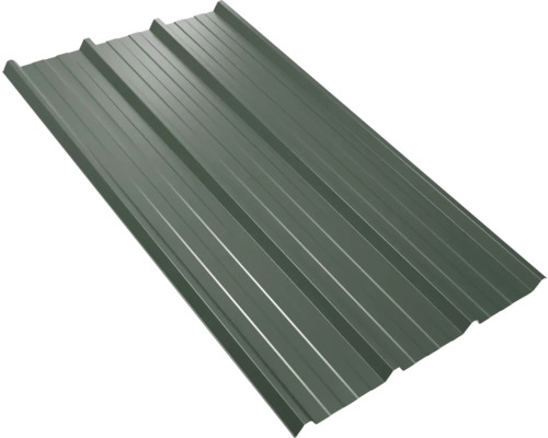 PRECIT trapezium dakplaat W45LR, dennengroen RAL 6020, vaste breedte 1075 mm x dikte 0,5 mm (verkocht per meter van 150 tot max. 900 cm)