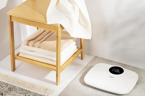 Adler Bathroom scale 180kg, White