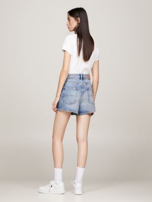 Saia jeans estilo Mom
