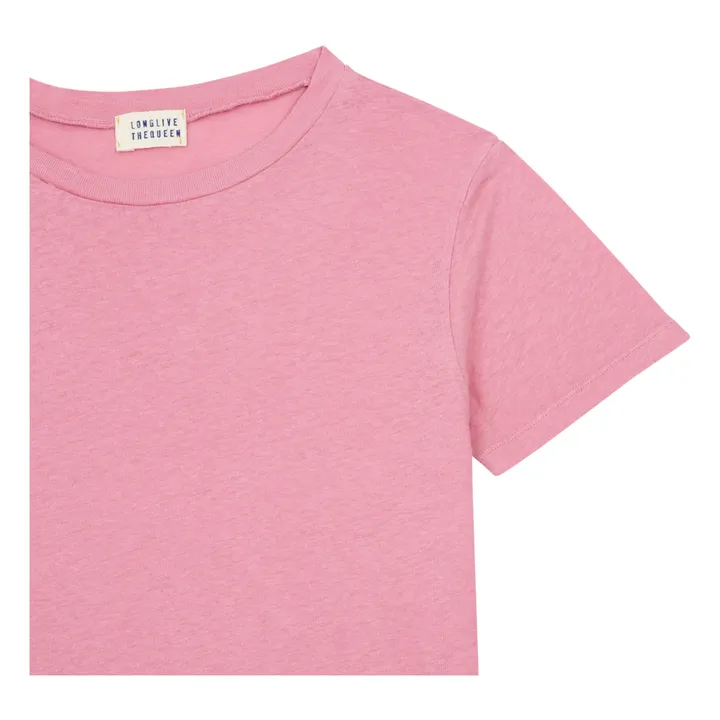 Longlivethequeen T-shirt Coton Bio | Rose