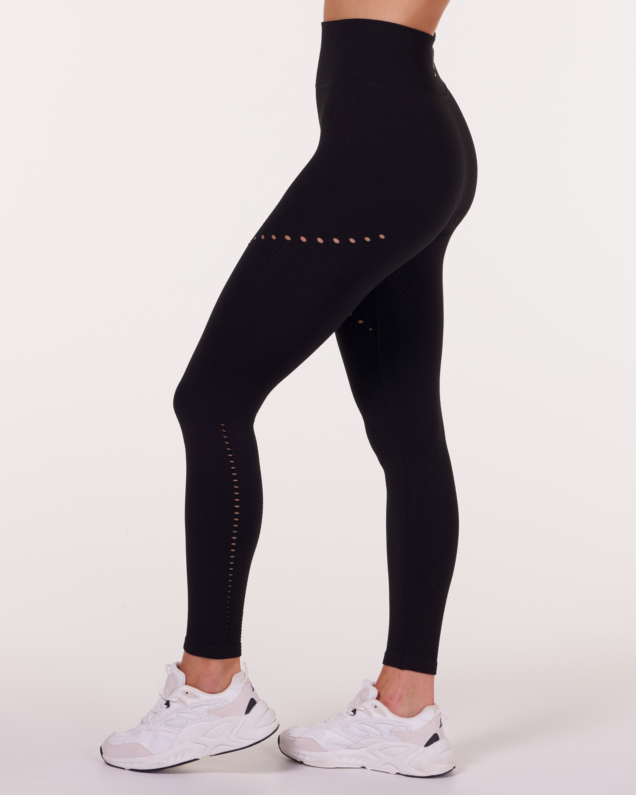 LEVITY SETT Balance Herringbone Seamless Black Marl