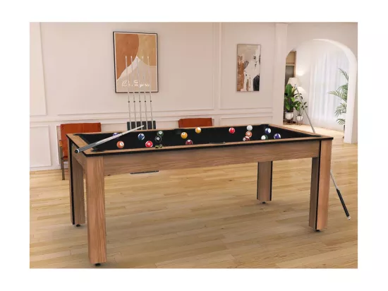 Billard convertible table 8 personnes Arizona + pack d'accessoires