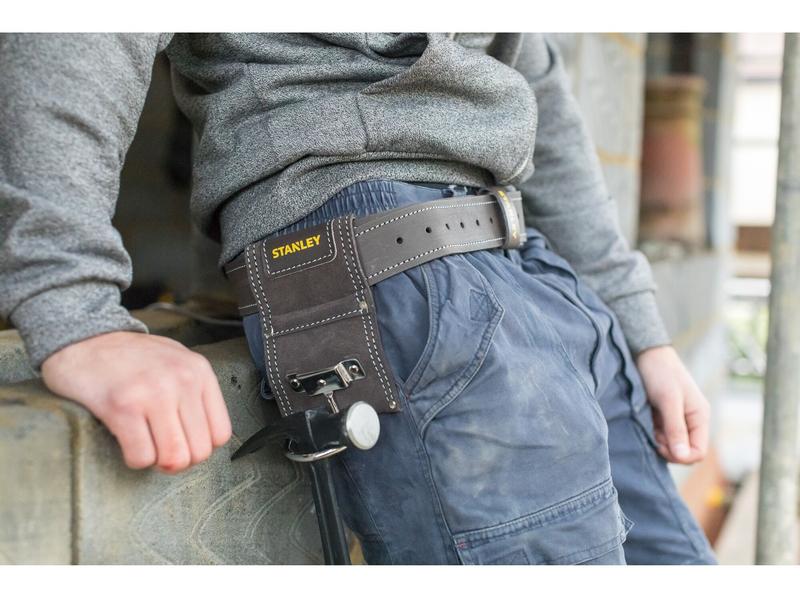 Stanley Gürteltasche Leder Hammerhalter aus echtem Leder