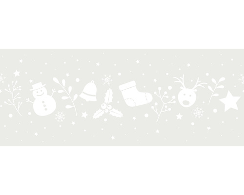 dc-fix® statische glasdecoratiefolie, Winter Borders, Winter Joy, 20x150 cm