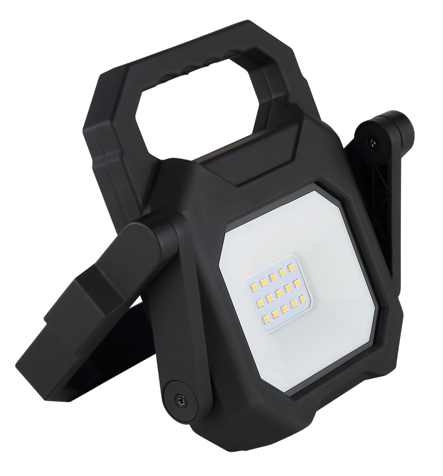 LED-Akku-Arbeitsleuchte - schwarz - klappbar