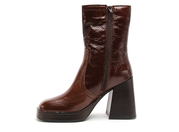 Alpe boots bottine talons femme 2761 marron