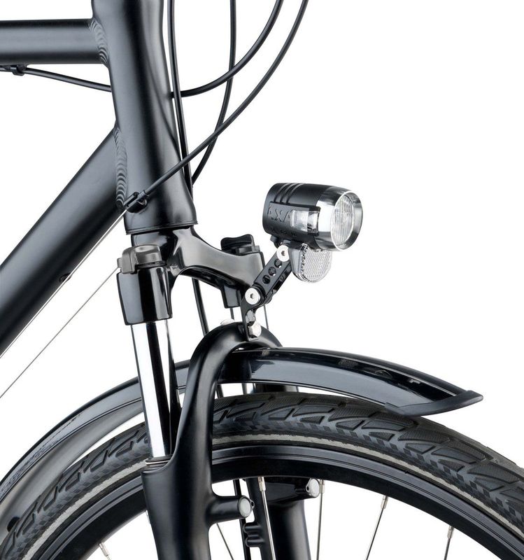 Blueline - Dynamo Koplamp - Zwart - Staal - 50 Lux