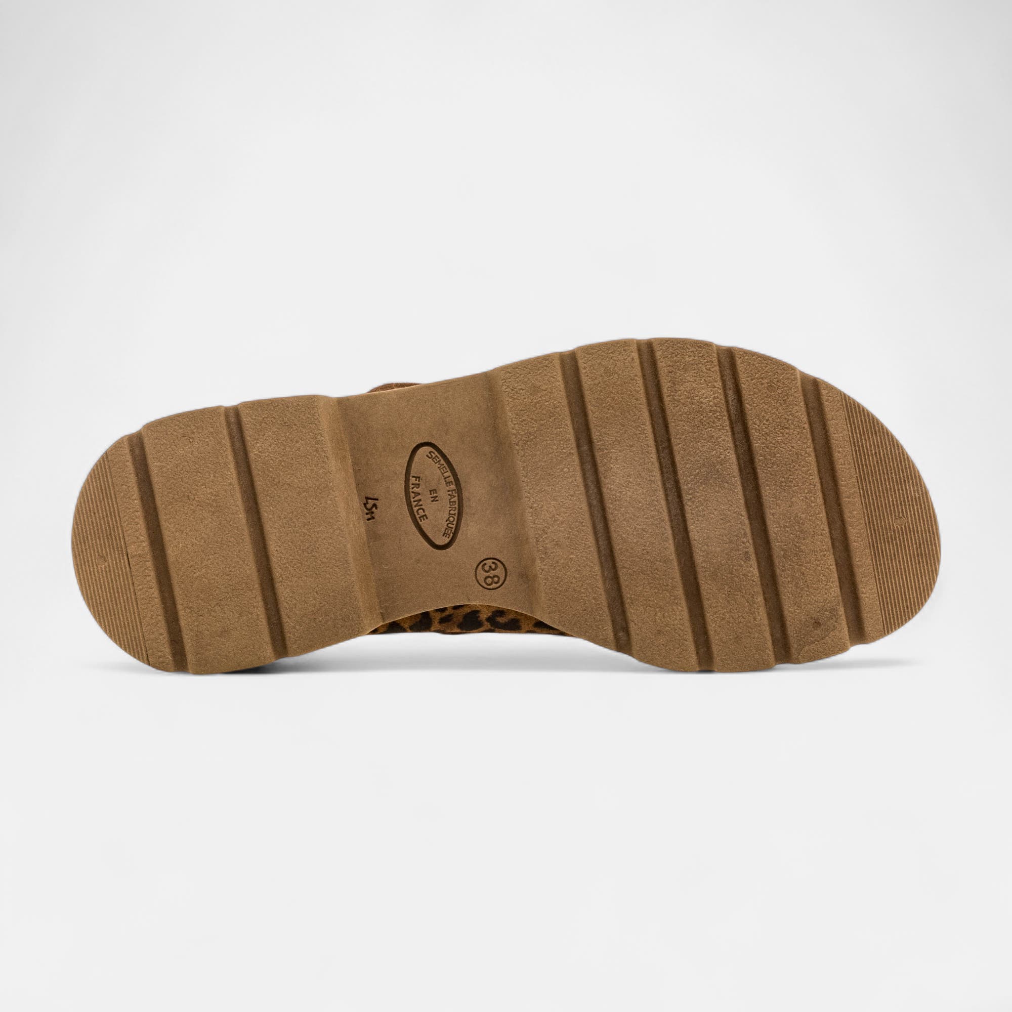 Mules Femme en cuir camel
