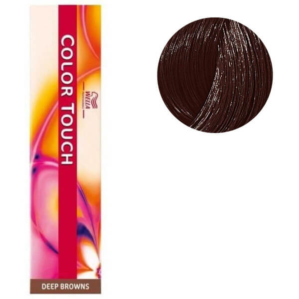 Coloration Color Touch Deep browns n°4/77 châtain marron intense Wella 60ML