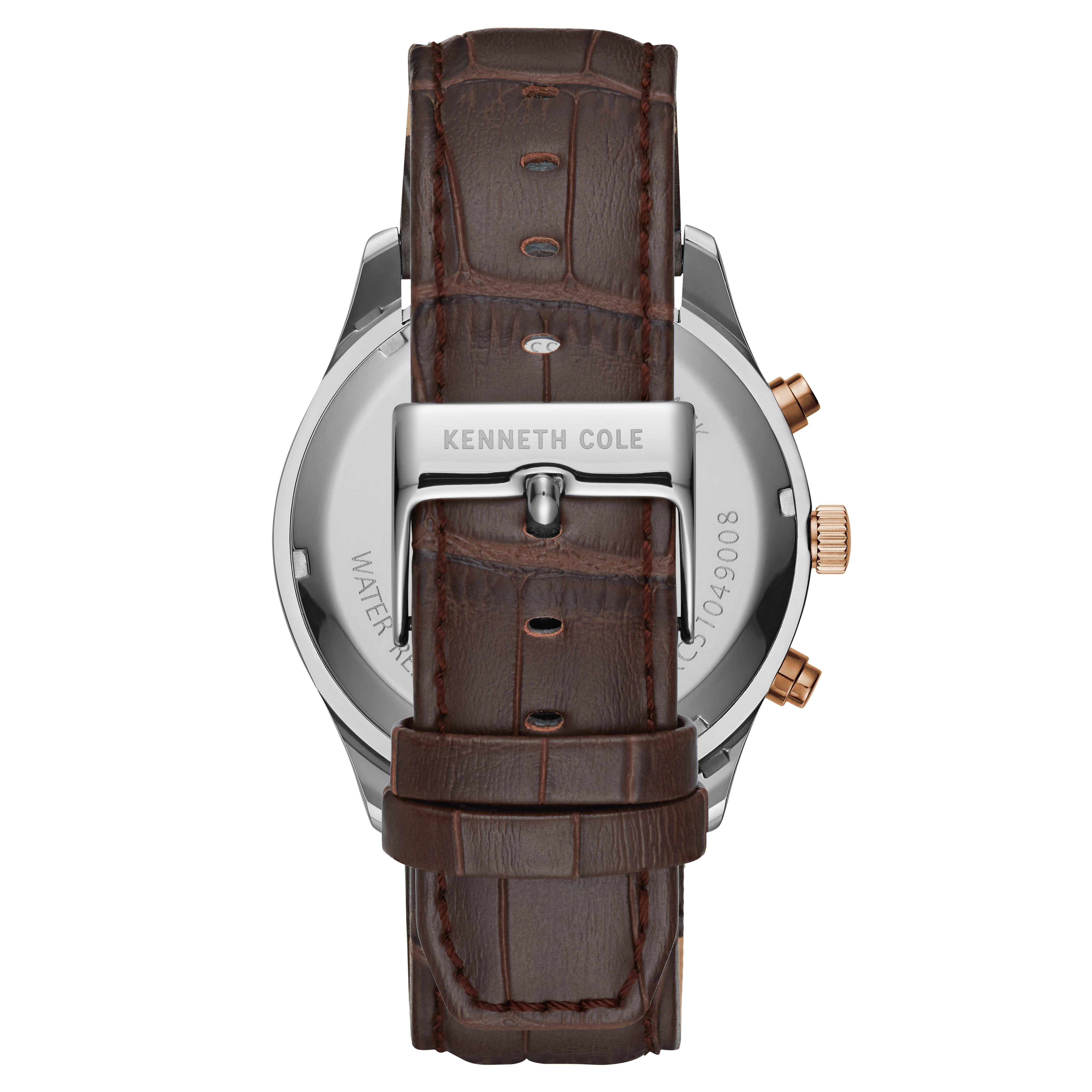 Kenneth Cole New York Dress Grey Fashion Analogue Quartz Watch