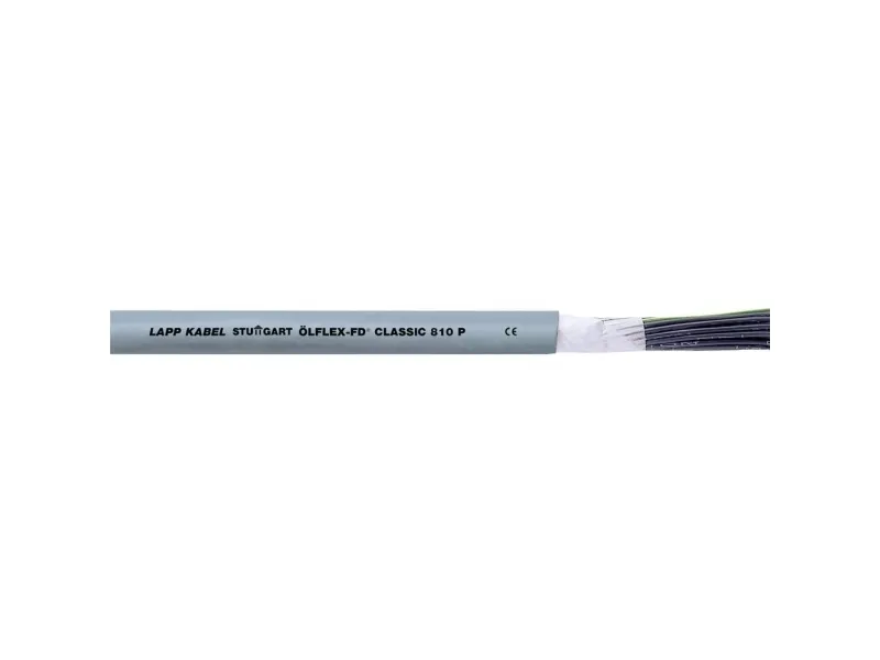 LAPP 26352/100 Slæbekædekabel ÖLFLEX® CLASSIC FD 810 P 5 G 1.5 mm² Grå 100 m