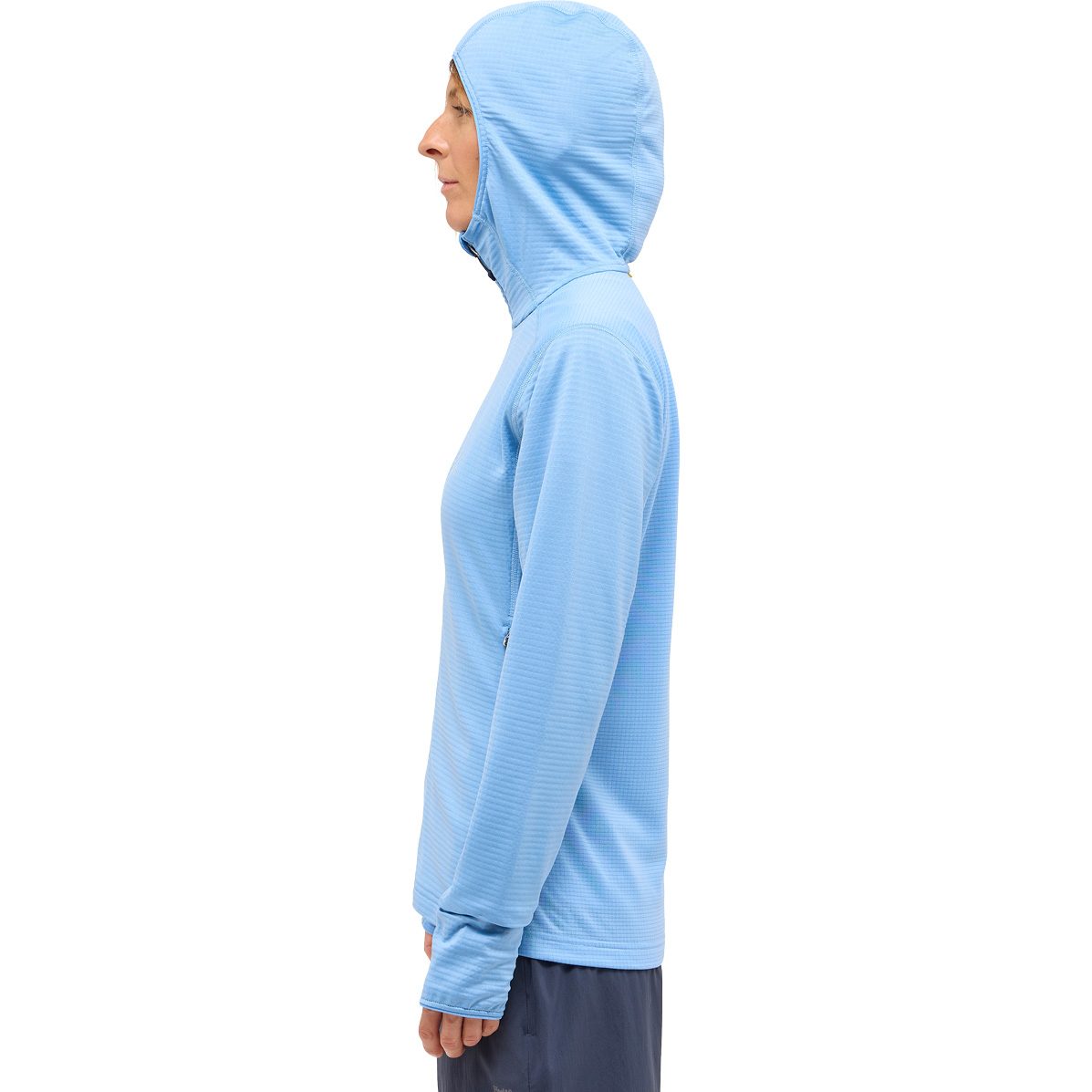 Haglöfs L.I.M Mid Multi II Hood Fleecejacke Damen sky blue