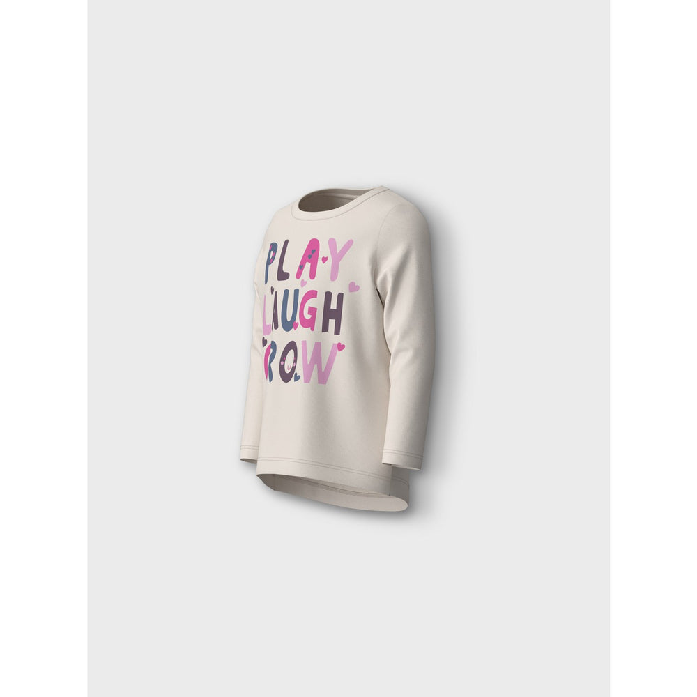Køb Name It Jet Stream Play Laugh Grow Vix Bluse