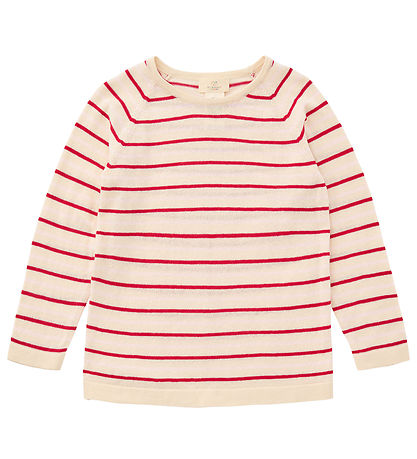 Copenhagen Colors Bluse - Strick - Cream/Dusty Rose/Barry Comb