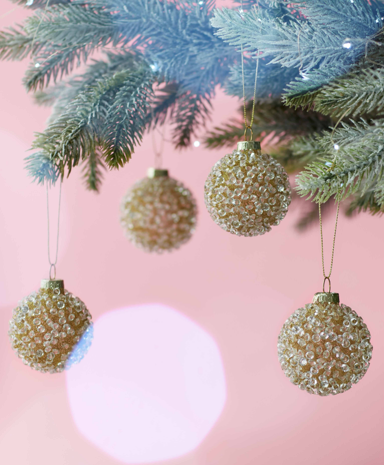 Weihnachtsbaumkugeln, 4er-Pack