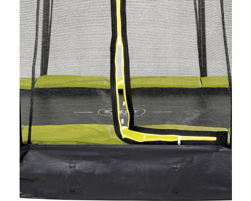 EXIT Silhouette Ground trampoline met veiligheidsnet Ø 183 cm lime