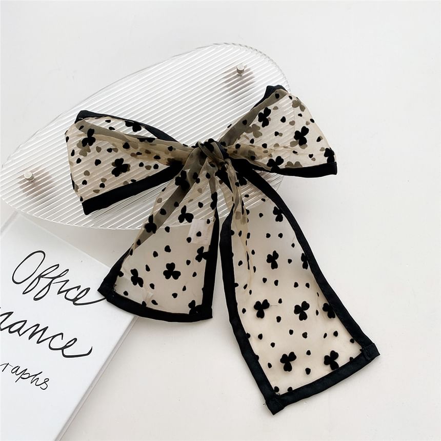 LANWO - Jacquard Mesh Sjaal