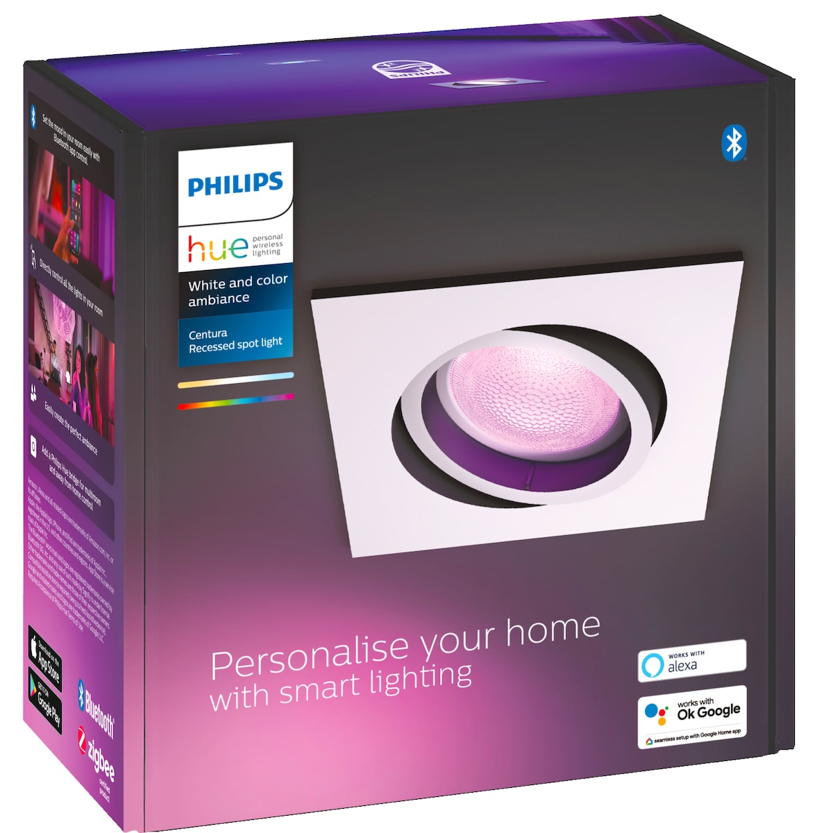 Philips Hue Centura innfelt spotlys (hvit)