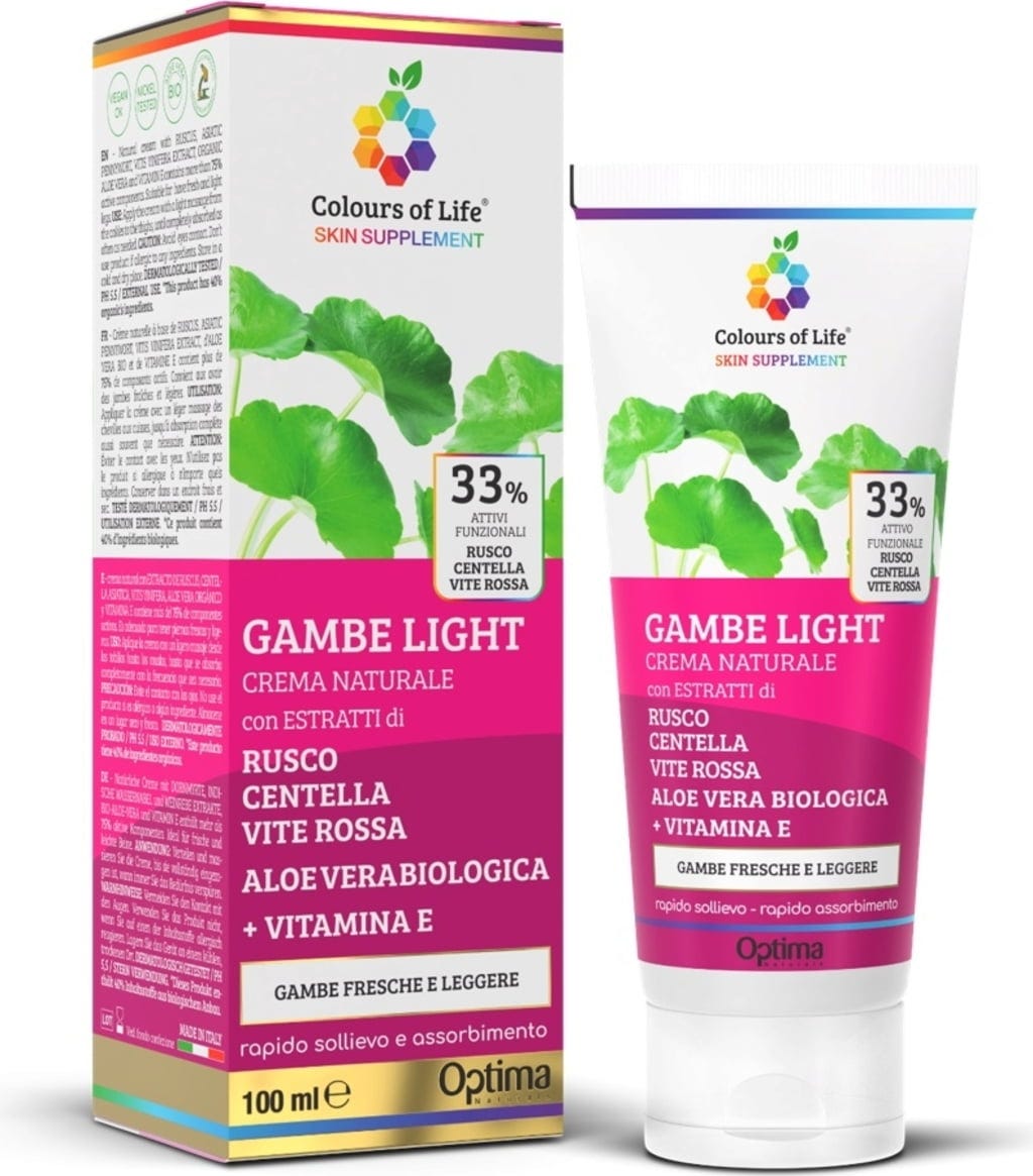 Optima Naturals  Colours of Life Leichte Beine Creme 33%, 100 ml