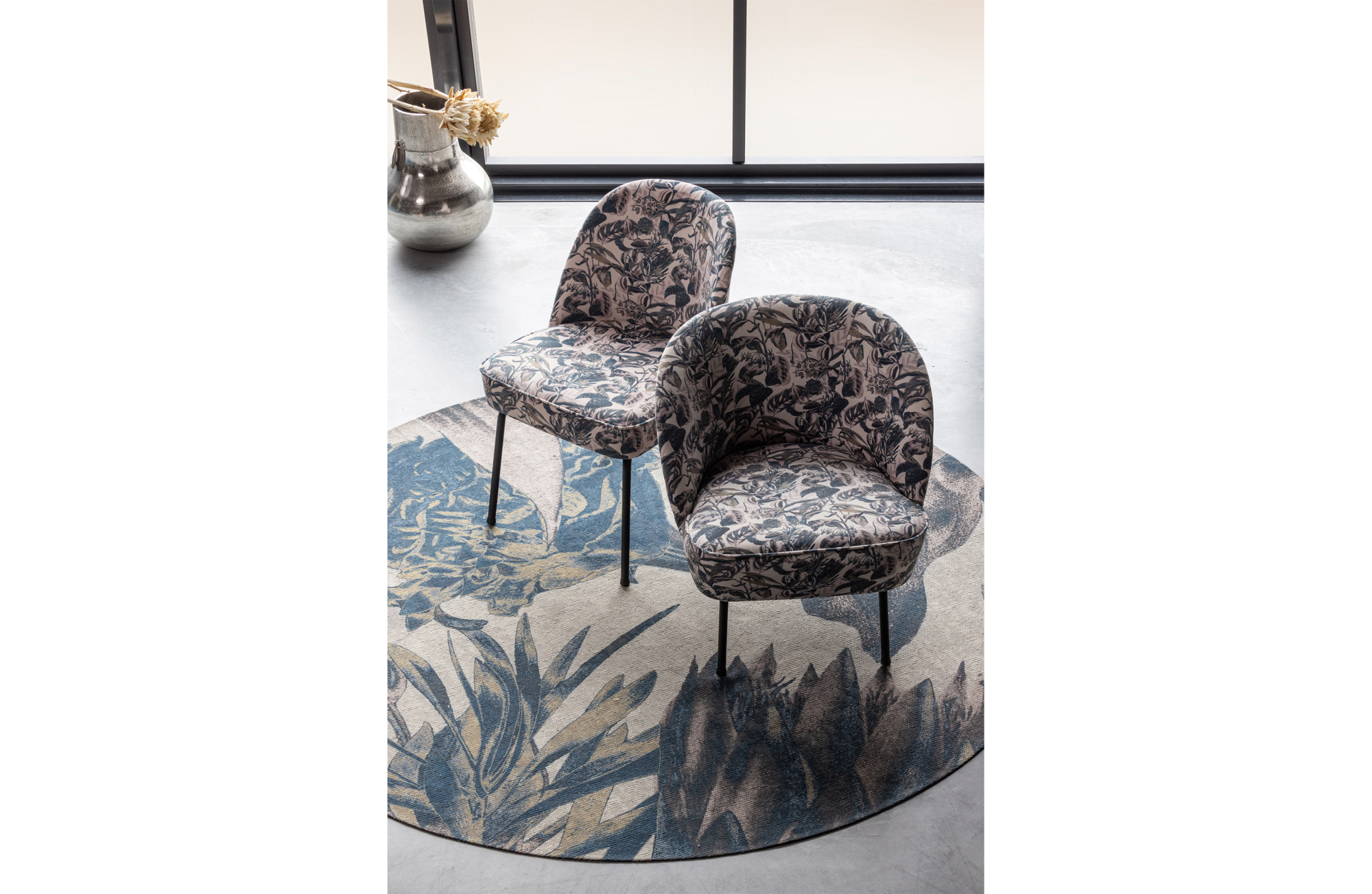 Fauteuil Vogue Fluweel - Poppy Grijs