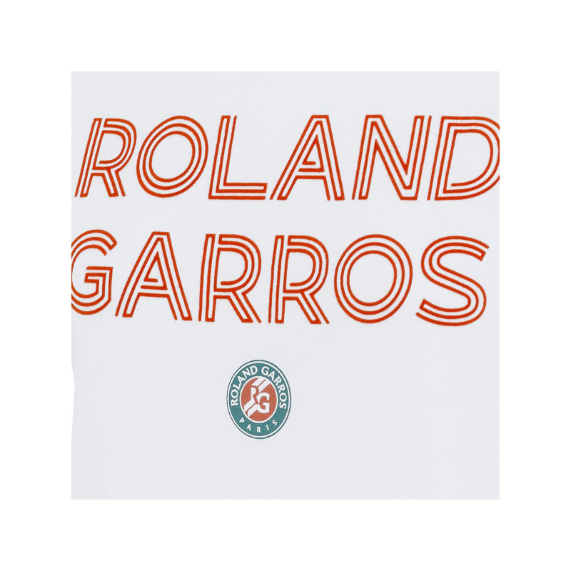 Tee-shirt Roland Garros femme Line blanc
