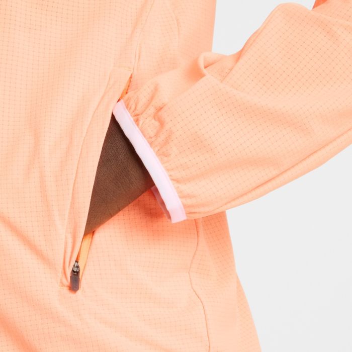New Balance Dame Jakker Ultra Light Half Zip Jacket Orange