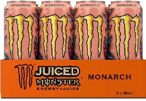 Monster - Monarch - Sportdrank - 6000 ml - 12 Blikjes