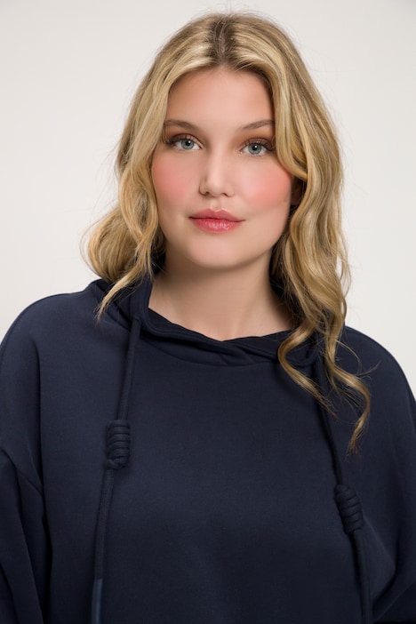 Sweatshirt, Kängurutasche, Oversized, Stehkragen, Langarm