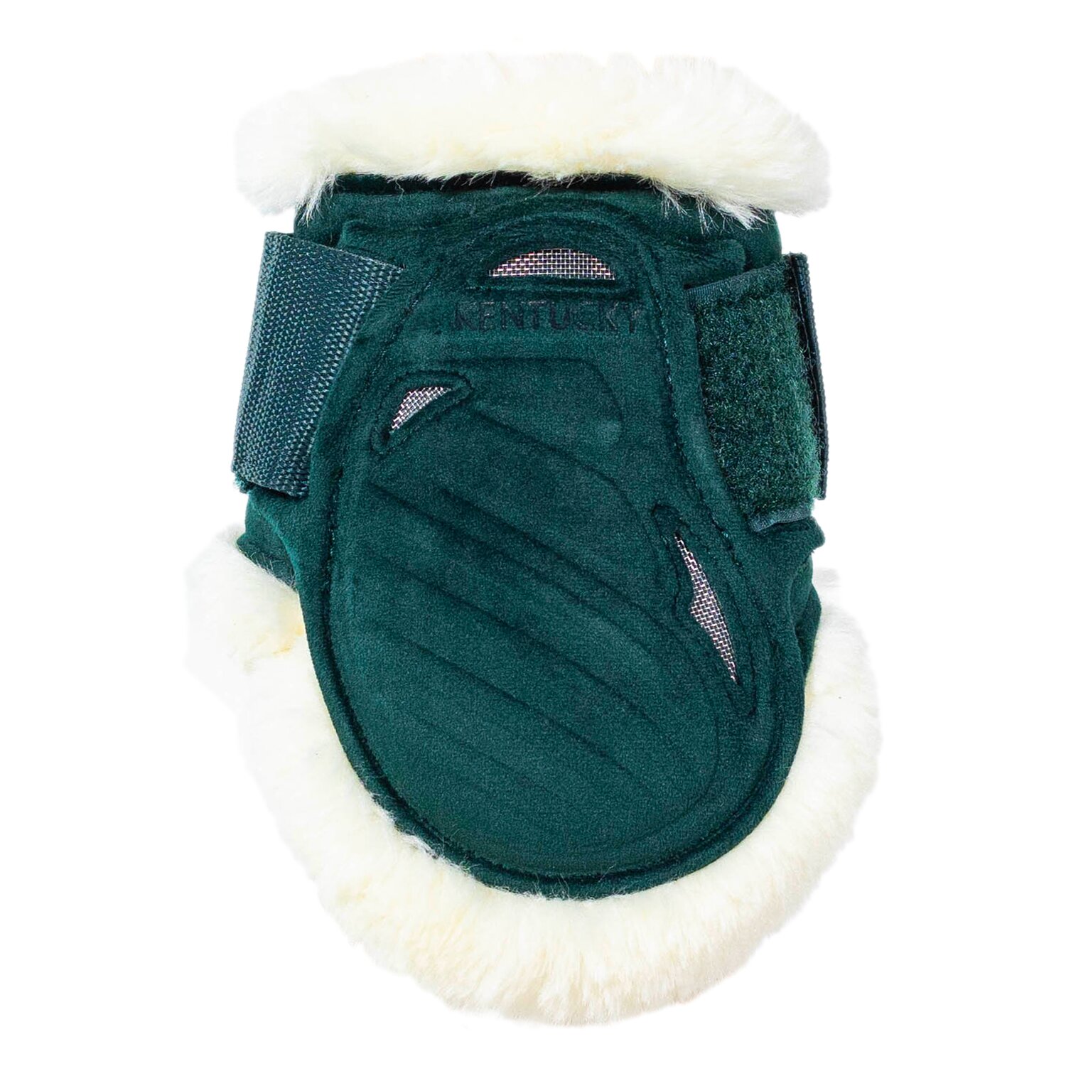 KENTUCKY Streichkappen Vegan Sheepskin  - dark green
